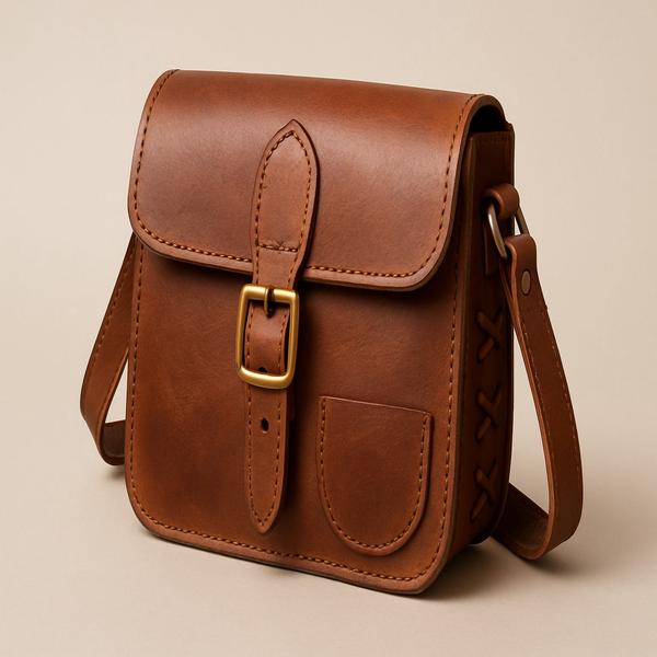 Sac en cuir artisanal